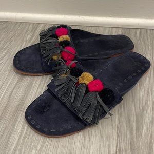 Figue Pompom Tassel Sandals